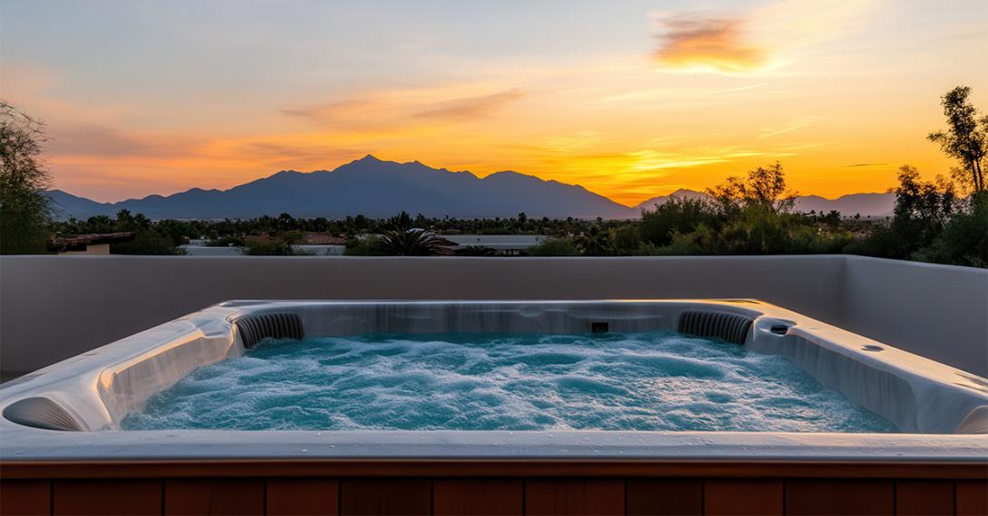 Spa with a view