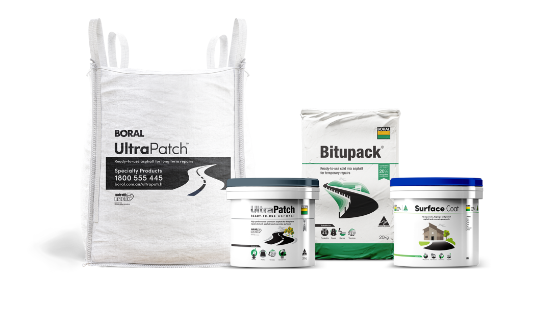 Packaged Asphalt Specialty product range