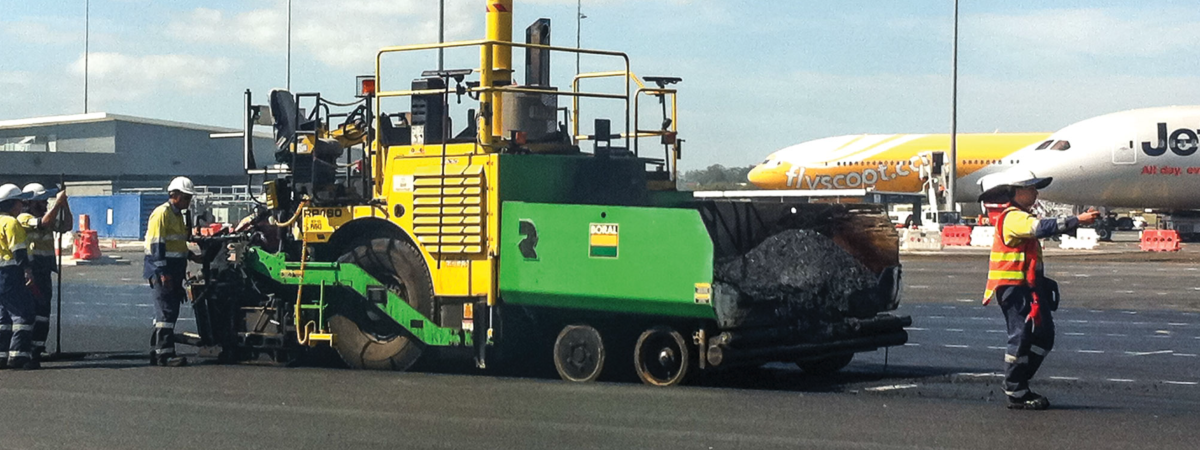 Gold Coast Airport apron paving