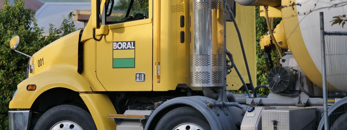 Boral Agi concrete truck