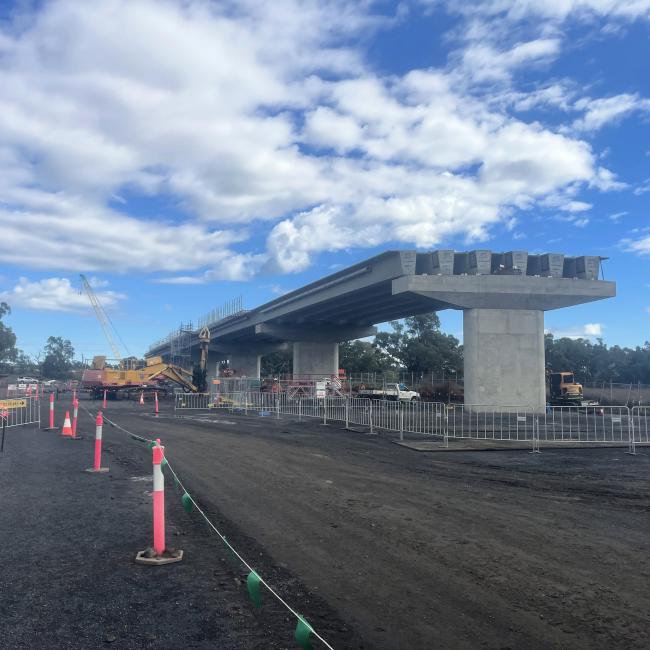 Dubbo Bridge in construction