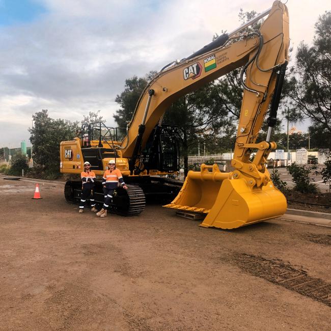 Kooragang recycling receives new CAT excavator