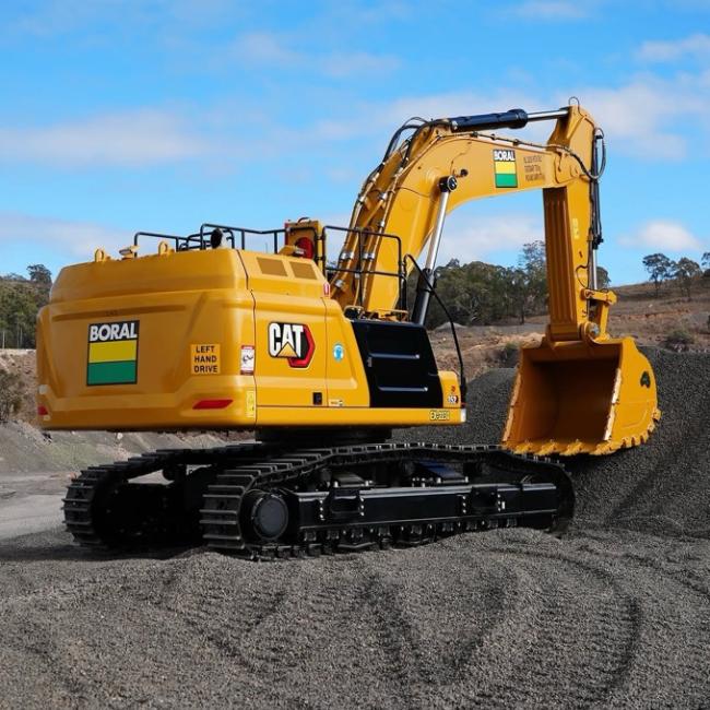 Cat Excavator at Canberra