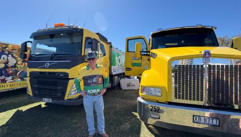 Boral trucks at Gold Coast Show 2025