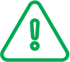 Icon of a warning symbol