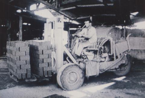 Historical forklift